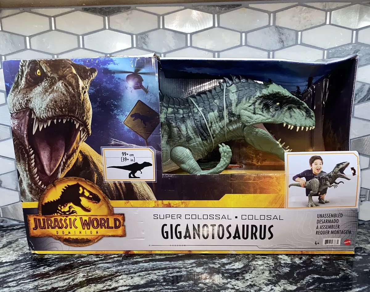 Jurassic World Dinossauro - Giganotosaurus - GYC94 - Mattel - Real  Brinquedos