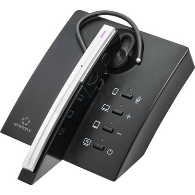 Renkforce RF-WE-510 Telefon In Ear Headset Bluetooth  Schwarz Lautstärkeregelung