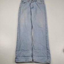 VTG 80s Levi's Orange Tab 505 Light Denim Wash Jeans Size 34 x 32 Straight Leg