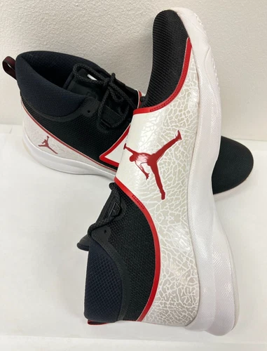 Nike Air Jordan Super Fly 5 White/Black 881571-001 Men's Sneakers Size 18- NEW