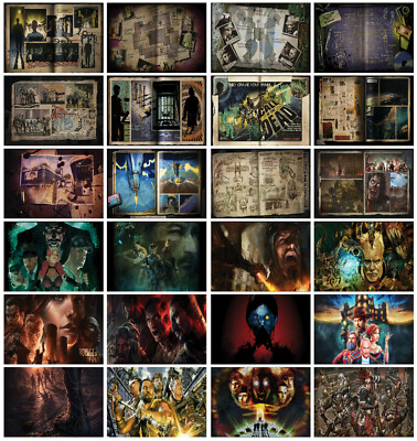 Call Of Duty Zombies Loading Screens Posters Treyarch Zombie Satin Gloss Matt Ebay