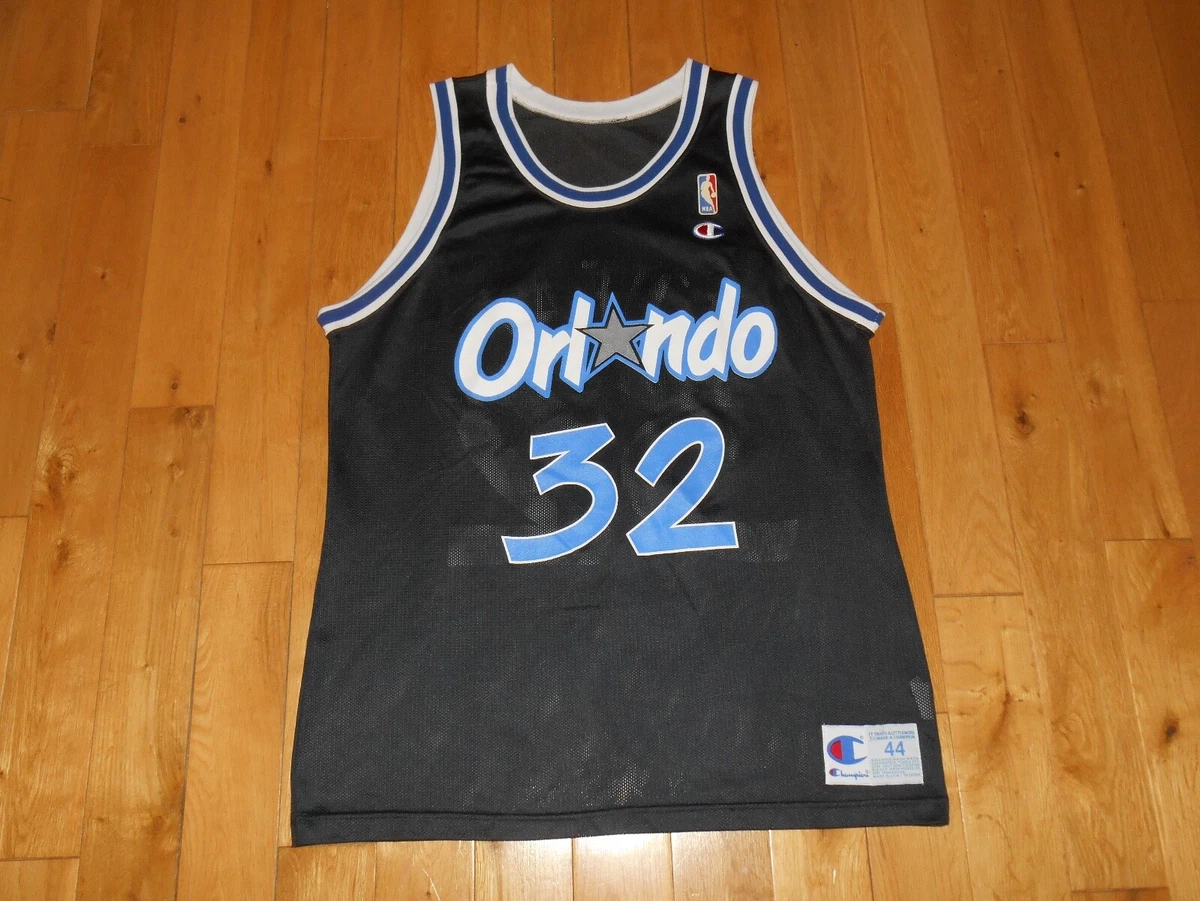 Baskeball 90s Orlando Magic Shaquille O'Neal Shaq Champion Jersey