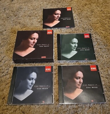 Great Moments of . . . Edda Moser - 3 CD Set - EMI Classics