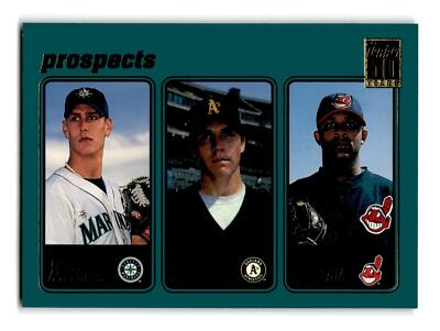 CC Sabathia Mark Mulder 2000 Topps Prospects #446 Cleveland Indians Mint