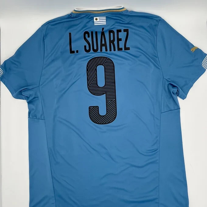 PUMA サッカーウェア L. SUÁREZ 9 Luis Suarez #9 Uruguay 2014/2015 ORIGINAL Puma Vintage Rare