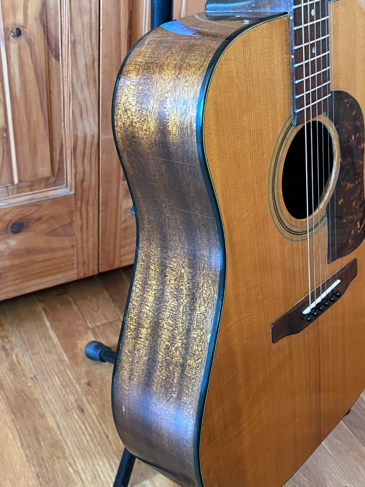 Probable S.L. Mossman Tennessee Flat Top Guitar, 1974, private label