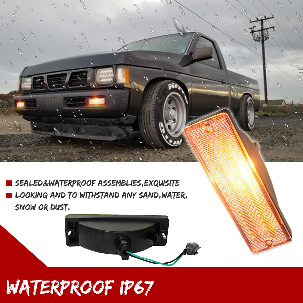 88-97 Nissan D21 Hardbody 88-95 Pathfinder Clear Front 88-97 Nissan D21 Hardbody 88-95 Pathfinder Clear Front