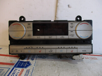   2008 MKZ A/C HEATER CLIMATE CONTROL TEMPERATURE FAN REAR DEFROSTER