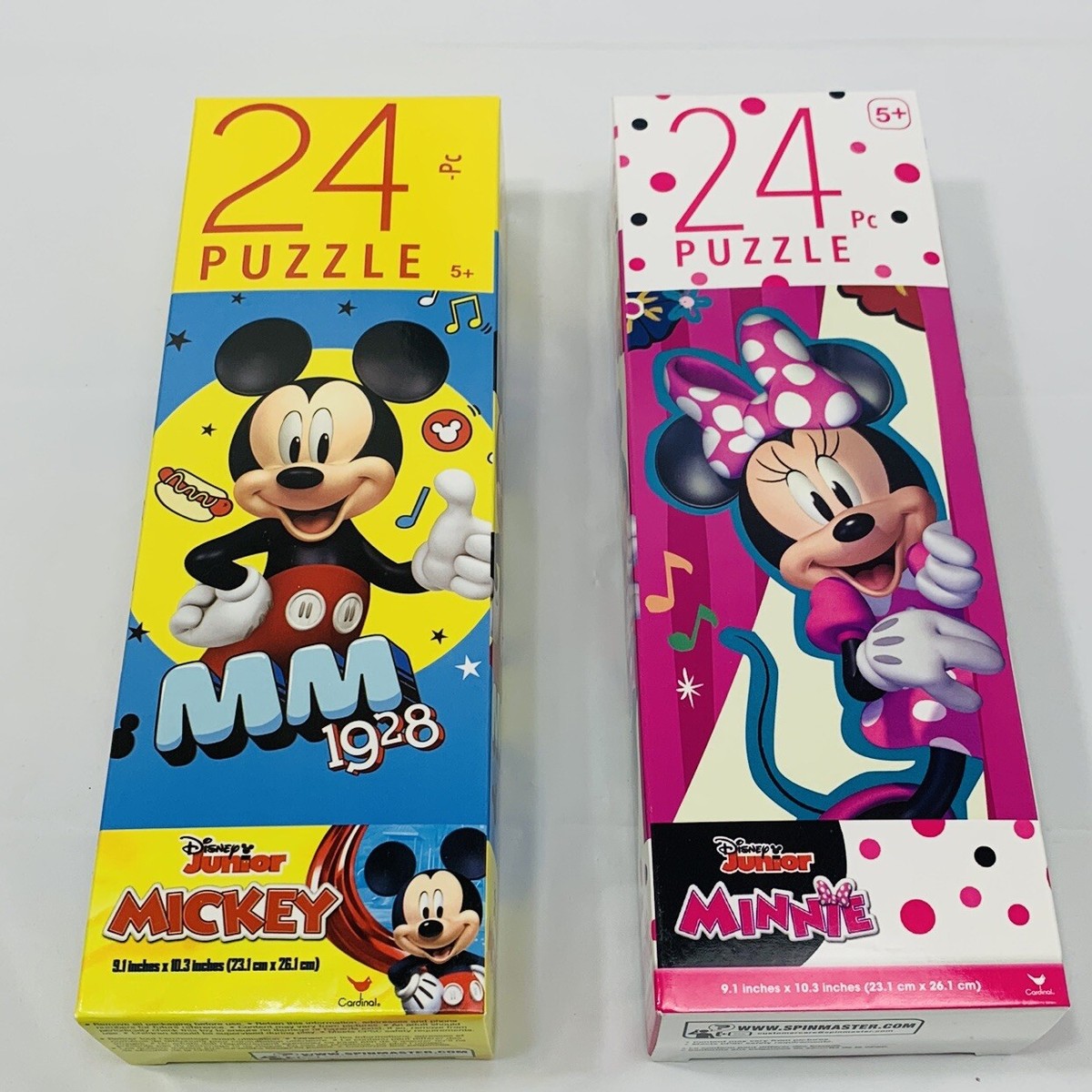 Lot Of Disney Junior Mickey And Minnie Mouse 24 Piece Jigzaw