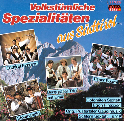 20 VOLKSTÜMLICHE SPEZIALITÄTEN AUS TIROL New CD AUSTRIA GERMANY Tyrolean Music