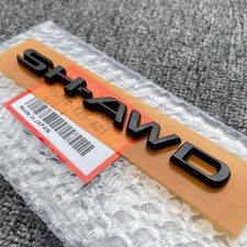 For Acura Sh-awd Black Emblem Mdx Rdx Zdx Tlx Trunk Badge Genuine Oem Nameplate