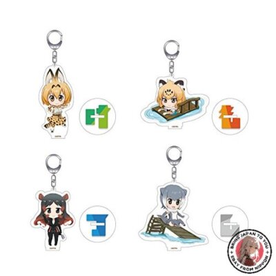 NEW Kemono Friends Nendoroid Plus Acrylic Keychain Set Savannah
