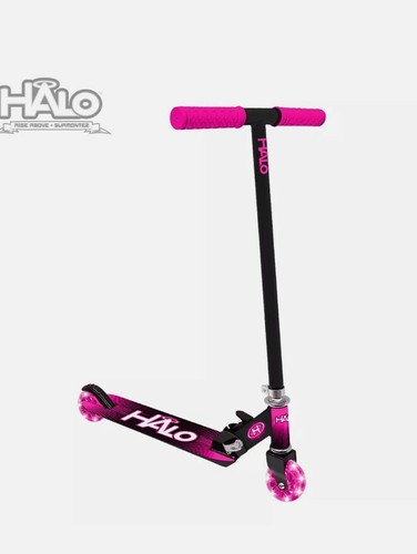 Halo Rise Above Supreme Inline Scooter faltbar Kinder Aufsitzspielzeug schwarz/pink 🆕🔥 - Bild 4 von 7