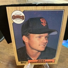 1987 Topps Baseball Card Joel Youngblood San Francisco Giants #759        
