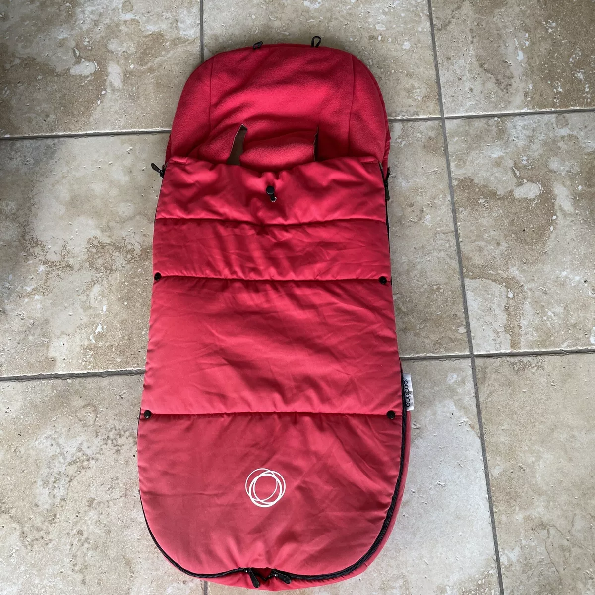 Genuine Bugaboo Red universal toggle footmuff cosytoes cameleon donkey Free P P