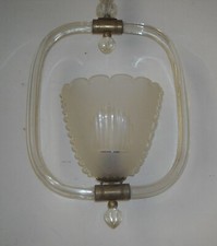 DESIGN-MODERNARIATO-VETRO-LAMPADARIO SOSPENSIONE-DECORATIVO COMPLEMENTO D'ARREDO