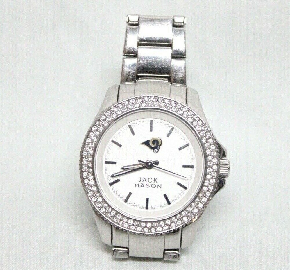 JACK MASON JMF-1016 Watch Stainless Steel Los Angeles Rams | eBay