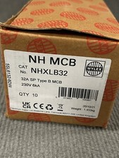 Image of Wylex NHXLB32 Miniature Circuit Breaker MCB 6kA Type B - 32 Amp