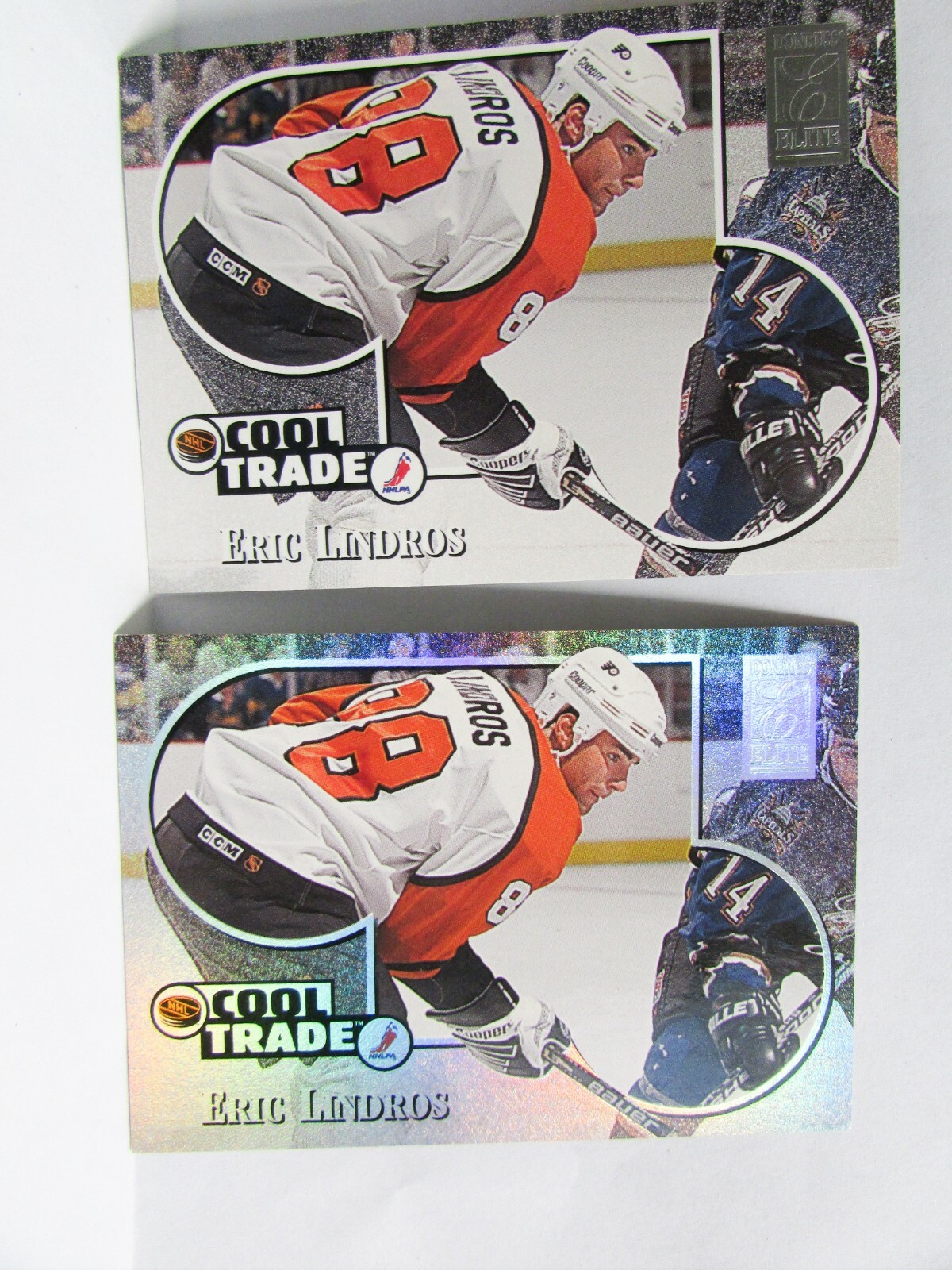 1995-96 Donruss Elite Cool Trade 2 Regular & Limited Edition # 9 Eric Lindros 