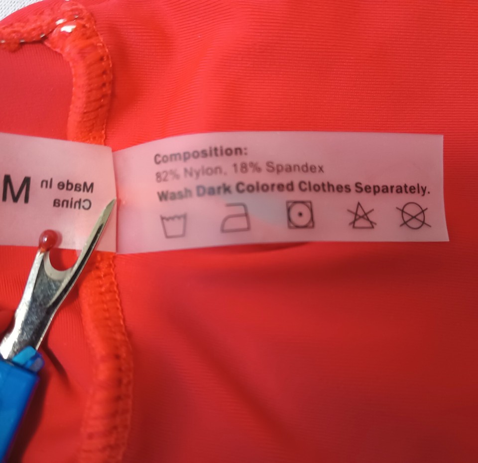 Zaful Red Bikini Top Women's Size 6 M Adjustable Tie Strap NEW w/ Tags