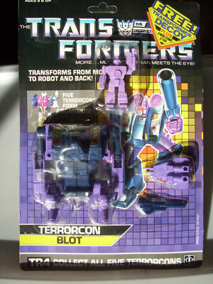 NEW 1987 Hasbro Transformer Terrocon Blot
