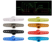 Double Servo Horn Arm 25T Teeth Tooth N10087 For For Futaba WPL HSP RC Boat Car