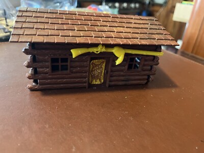 Plasticville O-O27 #Davy Crockett Log Cabin 1951