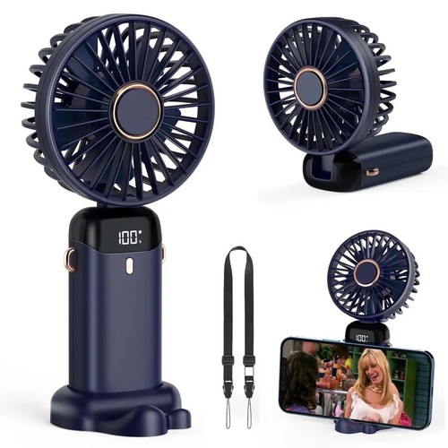 SHYOSUCCE Ventilatore USB, Ventilatore Passeggino con 3 Velocità Regolabili, Flessibile Treppiede, Mini Ventilatore Portatile pour per Campeggio