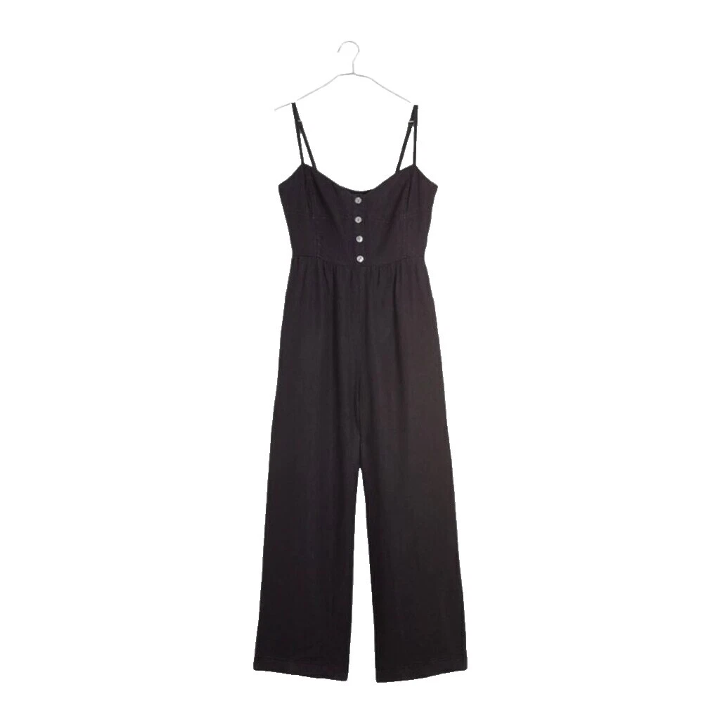 Комбинезон женский Madewell черный комбинезоны и ромперы