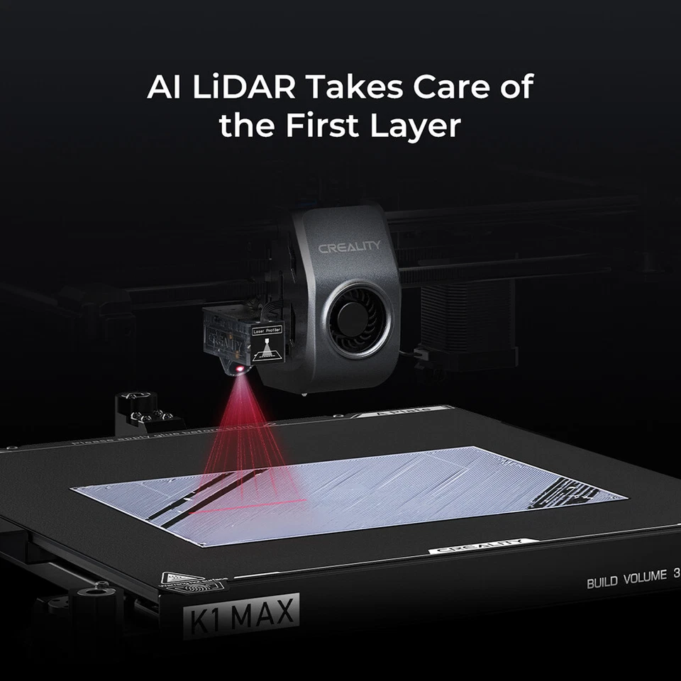 Creality K1 Max 3D Printer, 600mm/s High-Speed w/Auto Leveling Smart AI Function - image 4 of 4