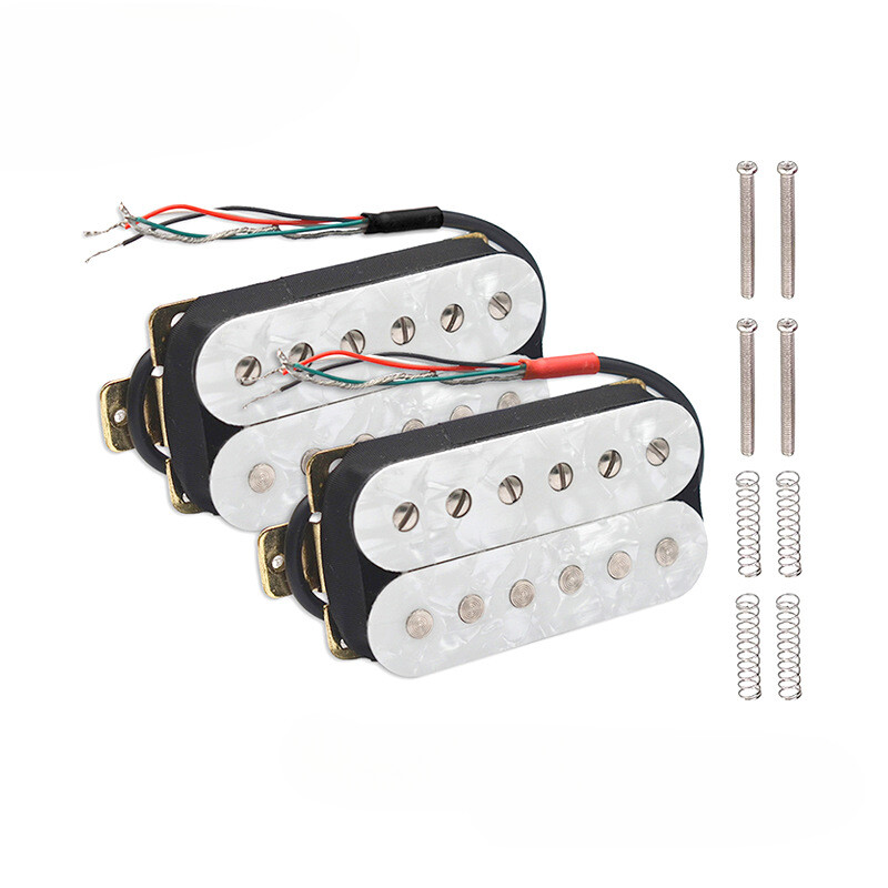 ST six-string humbucker pickups, electric guitars, modified flat-head pickups