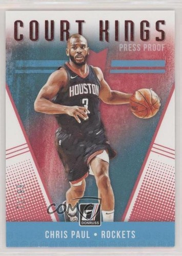 2018 Panini Donruss Basketball Press Proof Red Chris Paul #35