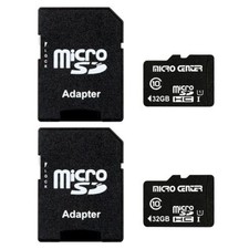 INLAND Micro Center 32GB Class 10 MicroSDHC Flash Memory Card with Adapter fo...