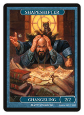 Ficha mágica Shapeshifter 2/2 artista Matthew Stawicki Magic The Gathering