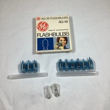 GE General Electric AG-1B Blue Flashbulbs Box of 12
