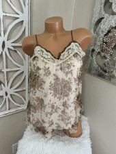Y2K Maurices LARGE Floral Mesh Layer Lace Fairy Whimsy Romantic Cami Tank Top