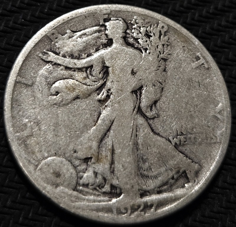 1927 S Walking Liberty Half Dollar US