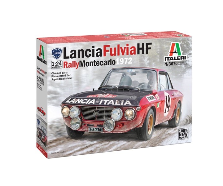 Italeri 3670 - 1:24 Lancia Fulvia HF Rally Monte 1972 - New