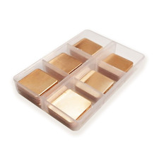 Easycargo 40Pcs 6 Sizes 20Mm Copper Pad Shim Thermal Assortment Kit, Pure Copper