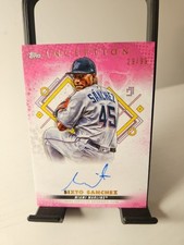 2022 Topps Inception Sixto Sanchez Pink Parallel Auto # 29/99 Miami Marlins