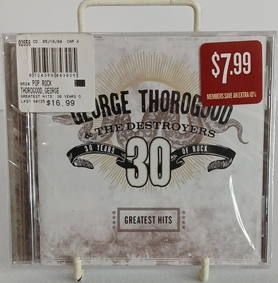 George Thorogood & The Destroyers Greatest Hits 30 Years of Rock CD Capitol 2004