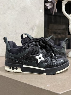 Louis Vuitton Black White Skate Trainer Sneaker - Size LV 6.5 / US