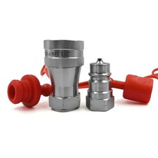 1/2" NPT Thread ISO 7241-1 Series A Quick Disconnect Coupling set W/dustcaps
