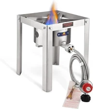 55000 BTU Propane Burner for Outdoor Cooking Turkey Frying & Homebrewing