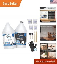 Table Top Epoxy Resin Kit 2 Gallon 1 Gal Resin  1 Gal Hardener Set  Clear Coa...