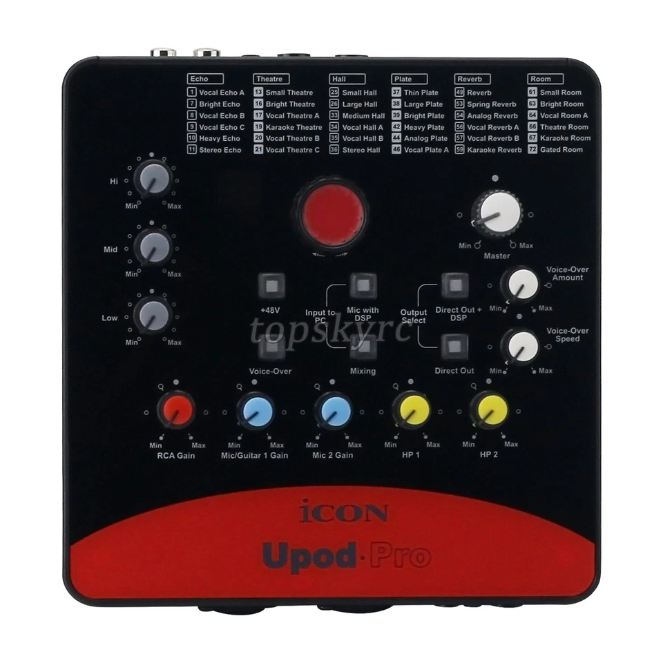 ICON UPOD PRO USB Soundkarte + PC-K320 Mikrofon + Mikrofonarm + Stativständer - Bild 2 von 4