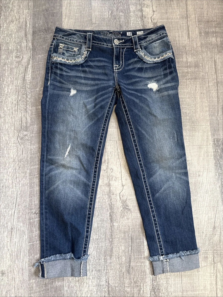 Miss Me 27 in Inseam Low (6.5-8.5 in) Rise Jeans for Women for