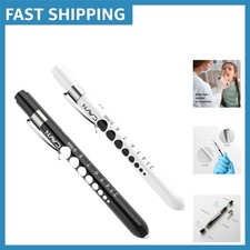 Durable LED Medical Penlight with Pupil Gauge - Perfect for Nursing Students