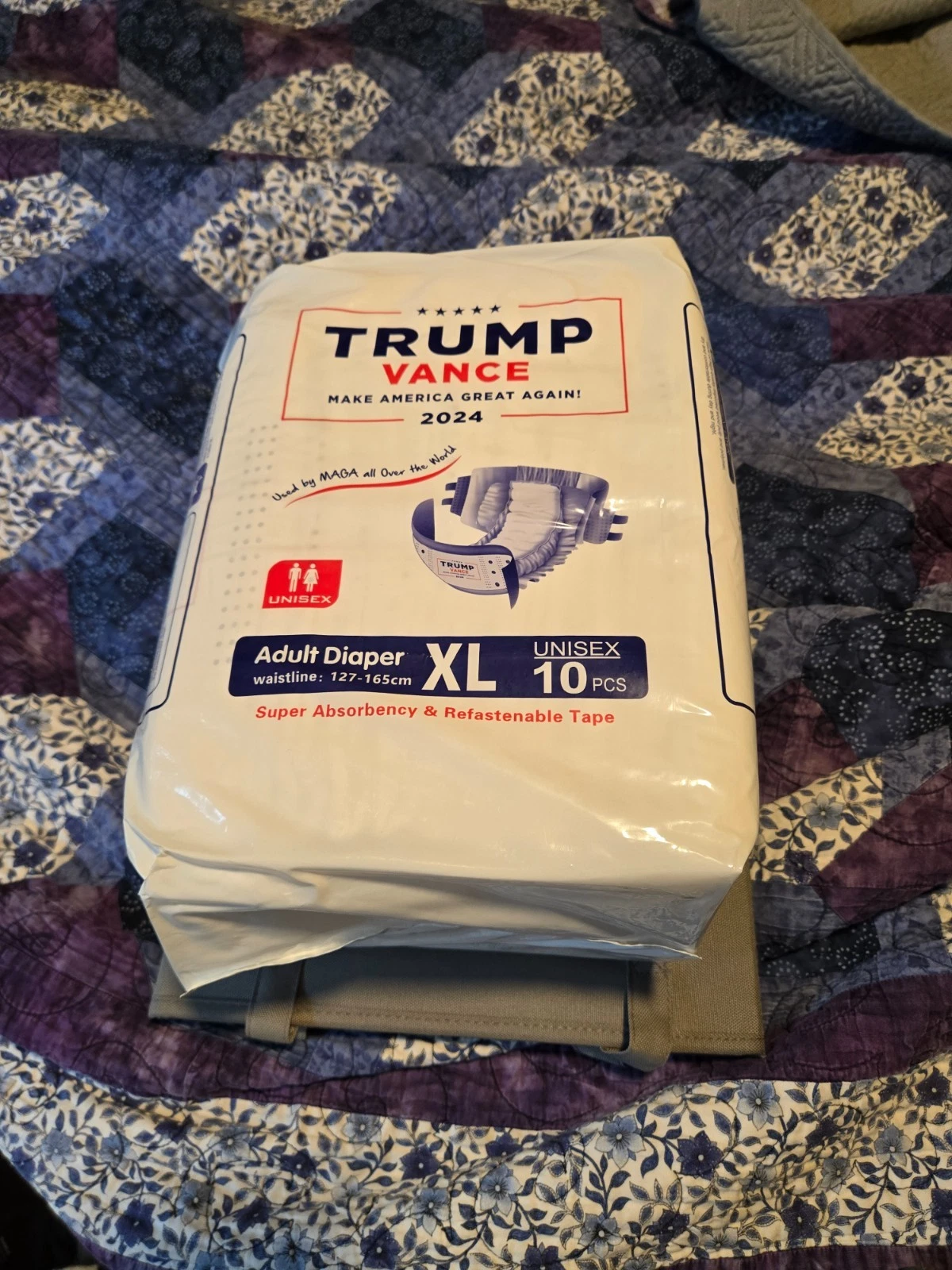 Trump Diapers - Discounts for 2+ Purchases - For Republicans and Democrats
Opens in a new window or