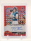 TREVOR LAWRENCE 2025 MOSAIC AUTOGRAPHS RED PRIZM JAGUARS AUTO /199 Q0072